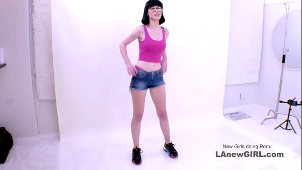 Beautiful brunette model gets fucked in a modeling audiion