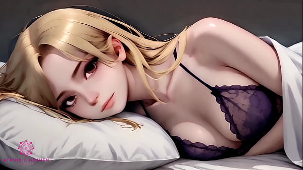 Sharing bed With Horny Step-Sister Ended Up With A Cumshot On Her Big Tits – [Close Up / POV /AI]