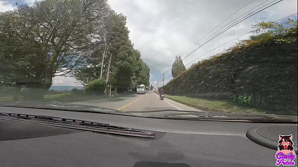 First time fucking in a car with a huge cock