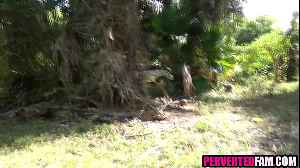 Camping and fucking with stepsister