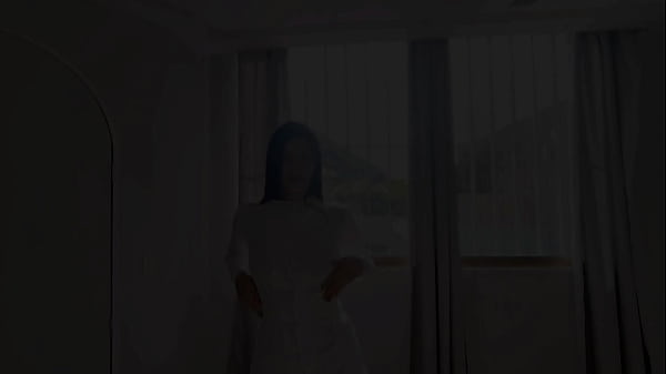 hermanastra vestida de enfermera malvada folla con su hermanastro en cuarto de hotel