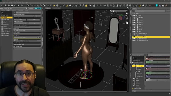 Building the Leticia Scene Body Posing Part 2